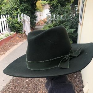 Olive & Pique Olive Green Felt Hat